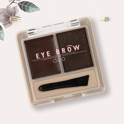Y7298-1 eye brow duo Shimmer Glitter High Pigment &nbsp;Makeup Eye Shadow Two Color Mixed &nbsp;Eyeshadow Pale